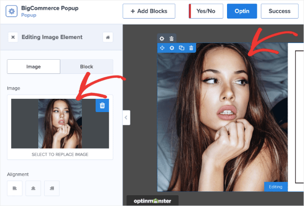 Change image for your BigCommerce popup