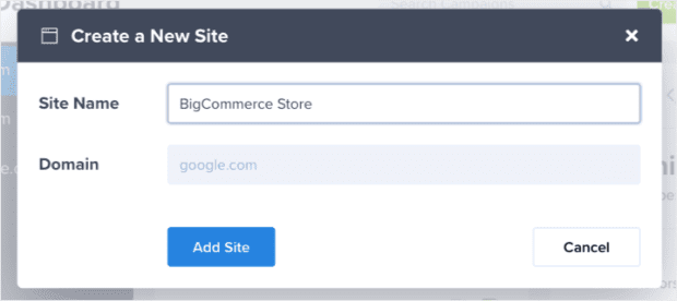 Create a New Site for BigCommerce Store min