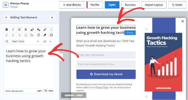 Edit Block Elements in OM Editor