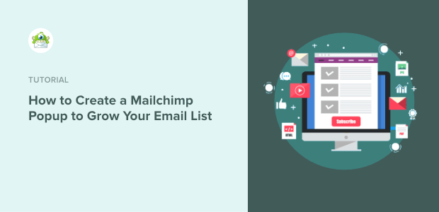 Mailchimp popup featured image update spelling