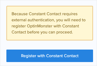 register with constant contact