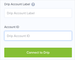Connect to Drip needs Account ID