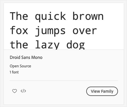 Droid Sans Mono