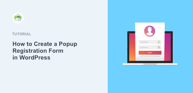 Featured image How to Create Popup Registation Form in WordPress