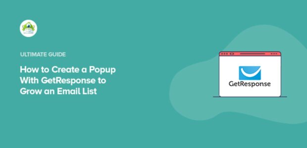 fb how to create a getresponse popup to grow list