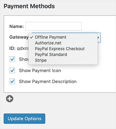 modes de paiement pour memberpress