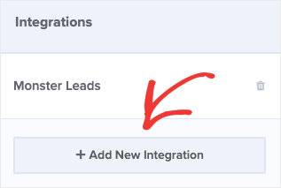 Add New Integration