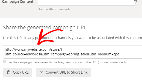 Google UTM Parameter