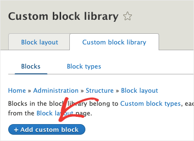add custom block