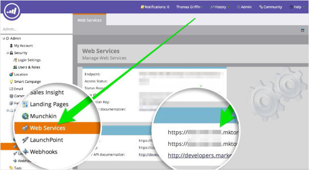 marketo integration subdomain