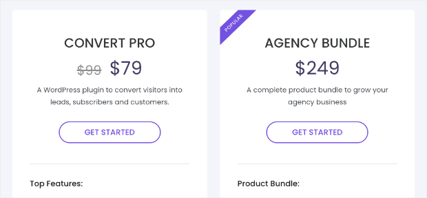 Convert Pro Pricing