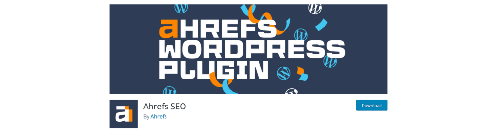Ahrefs SEO - best SEO plugin for WordPress