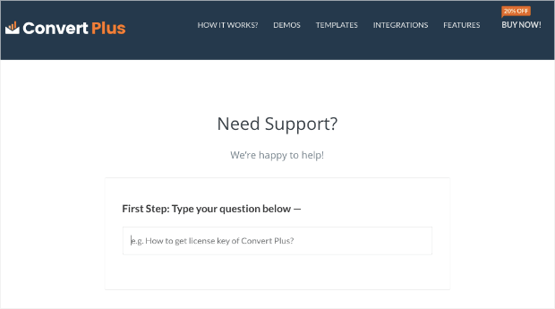 convert Plus support 