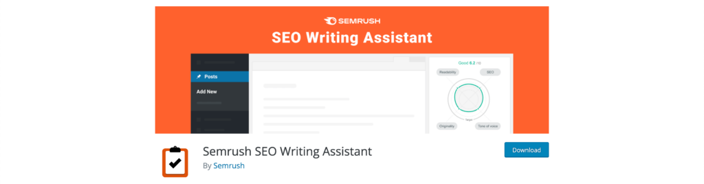 Semrush SEO Writing Assistant - best SEO plugin for WordPress