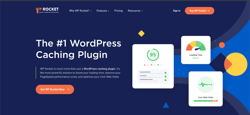 WP Rocket - best SEO plugin for WordPress