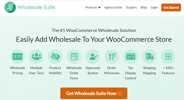 Wholesale Suite home page_