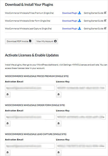 Wholesale Suite licence keys