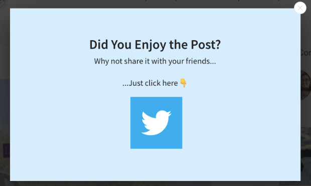 create a click to tweet button