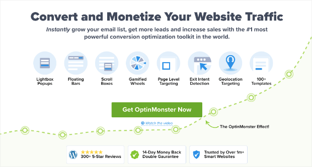 optinmonster homepage best woocommerce plugin