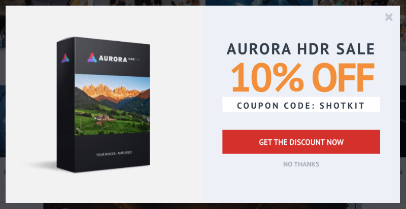 shotkit exit intent popup with coupon-min