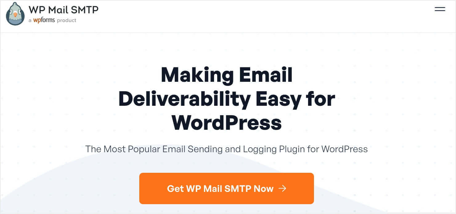 WP Mail SMTP homepage - the best plugin for your WordPress SMTP settings