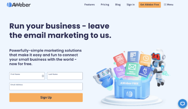 AWeber email service provider 