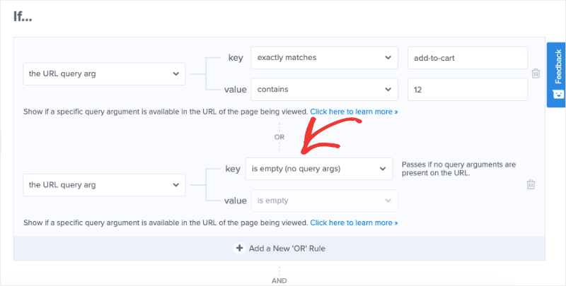 query string is empty example for om