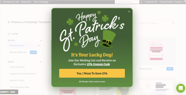 St. Patrick's Day Promotions Templates