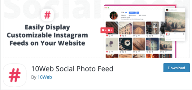 10web social photo feed for instagram