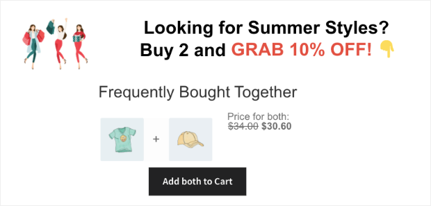 inline campaign for frequently bought together