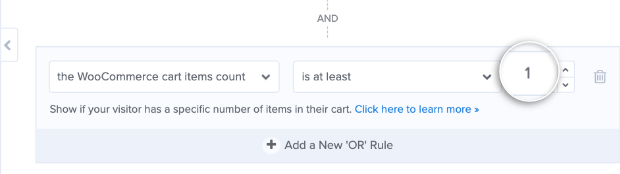 Number of items in woocommerce cart