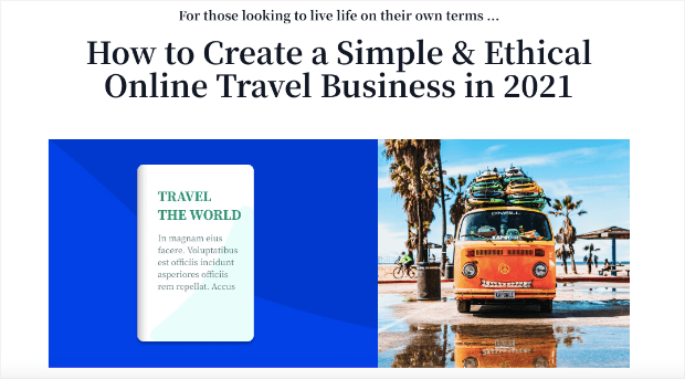 travel webinar template