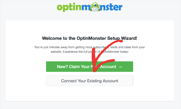 connect your optinmonster account