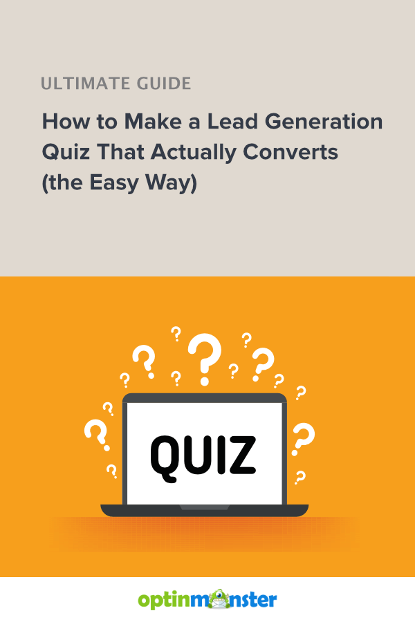 how to make a lead generation quiz pt