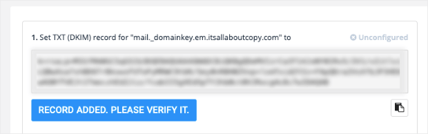 txt dkim record for sendinblue