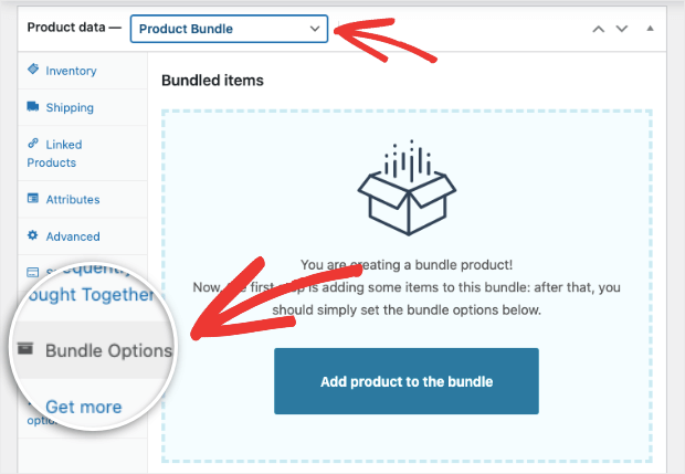 YITH select bundle options