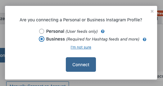 click business for instagram feed pro