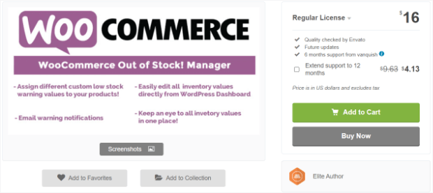 woocommerce out of stock manager