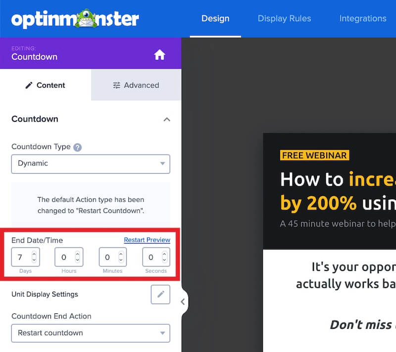 How to a Timer Campaign on Your Website