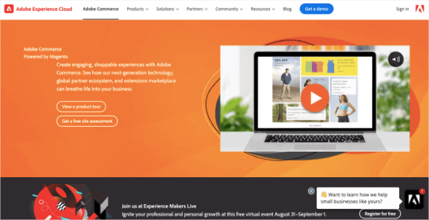 magento homepage