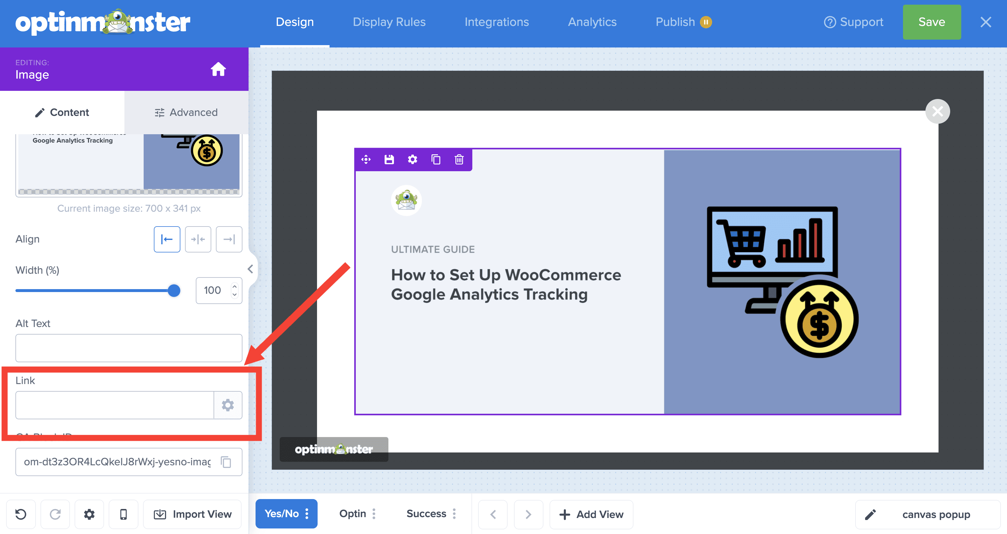 add link to image
