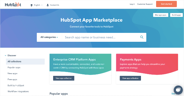 hubspot app marketplace
