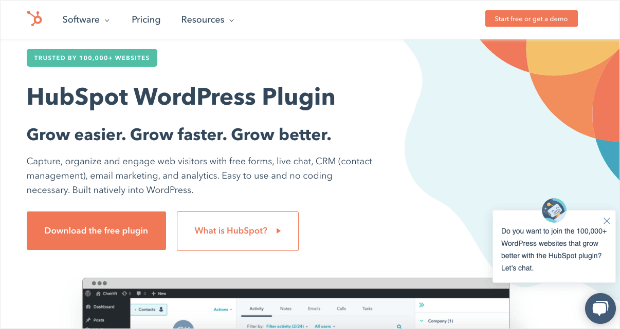 hubspot wordpress plugin