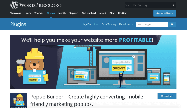 popup builder for wp