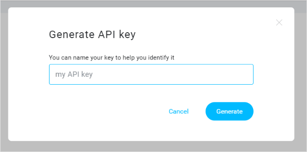 name getresponse API key