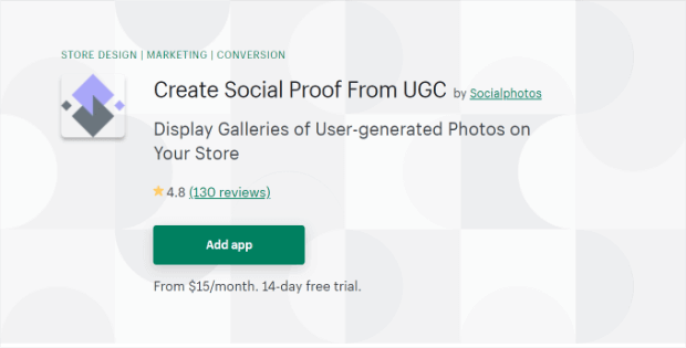 Create Social Proof from UCG