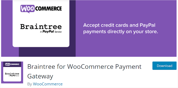 braintree for woocommerce plugin