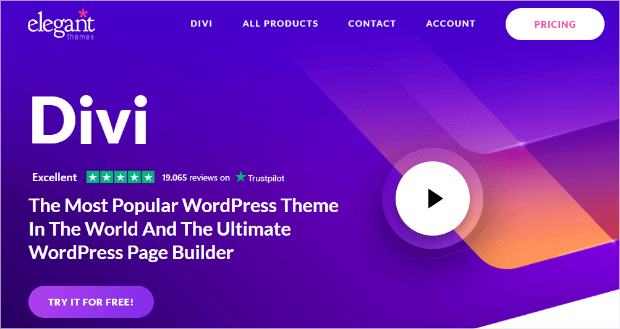 divi homepage