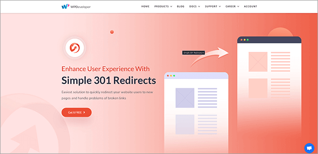 Simple 301 Redirects homepage