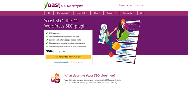 Yoast Premium SEO Redirect Manager homepage